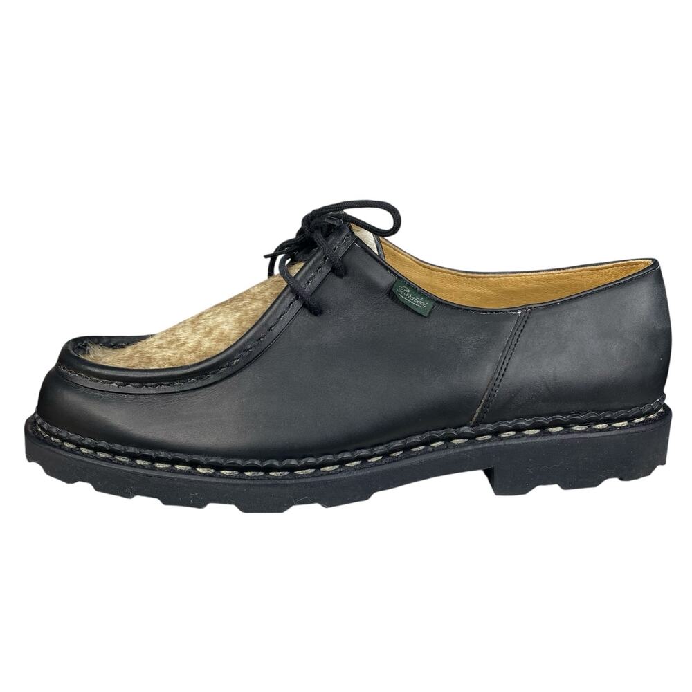 Paraboot Men's Michael Smooth Grey Brown Fur Tyrolean… - Gem